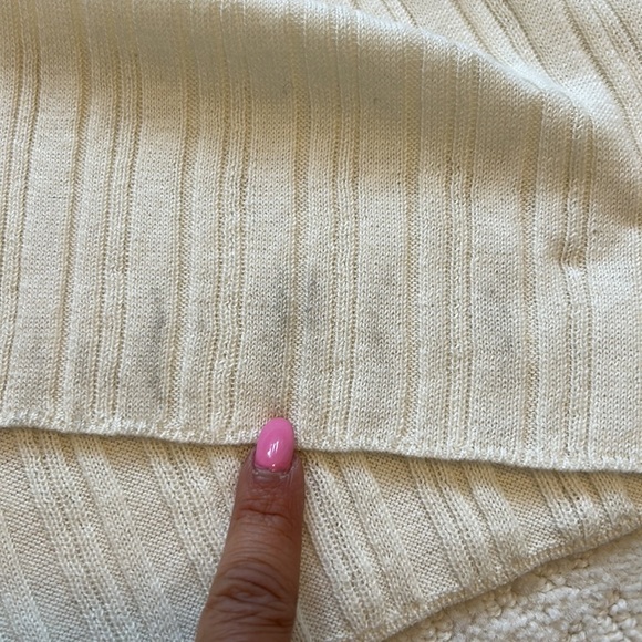 Sundance Josalyn Ivory Crochet Bell Sleeve Sweater Dress - Picture 9 of 9